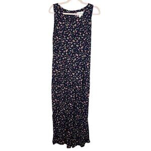 Sheri Martin Jumpsuit 6 Black Boho Western Aztec Wide Leg Retro Classic Chic 80s